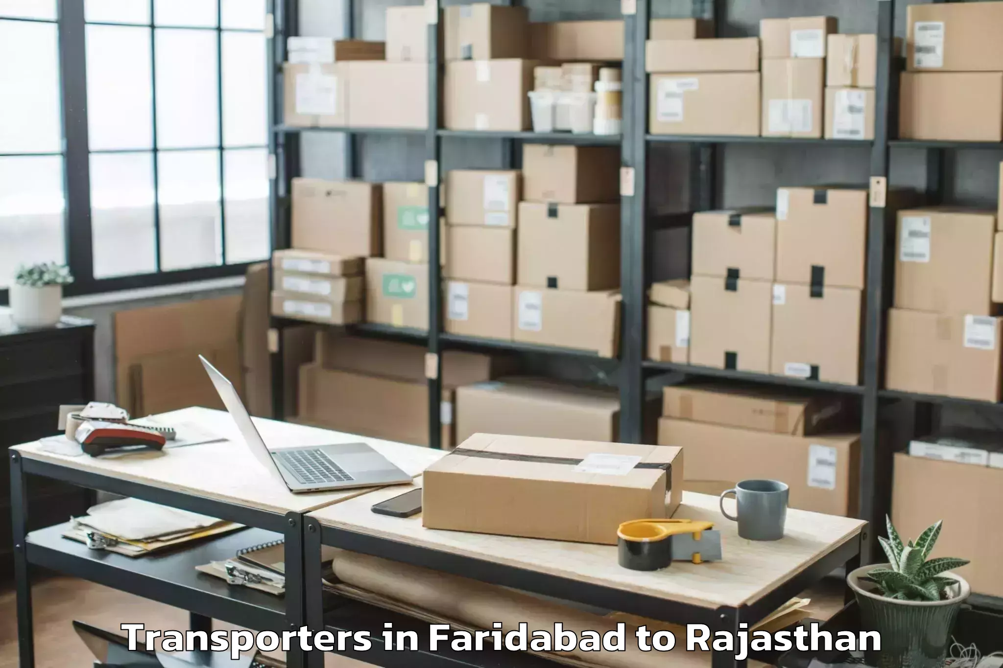 Easy Faridabad to Raniwara Transporters Booking